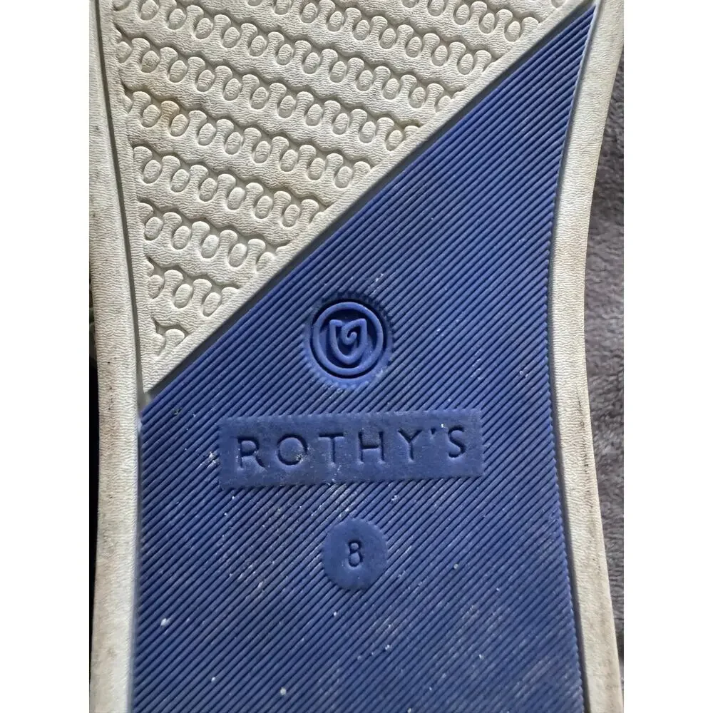 Rothy's The Sneaker In Gray Camo Women's Size 8 Pull On Slip On Tennis Shoes